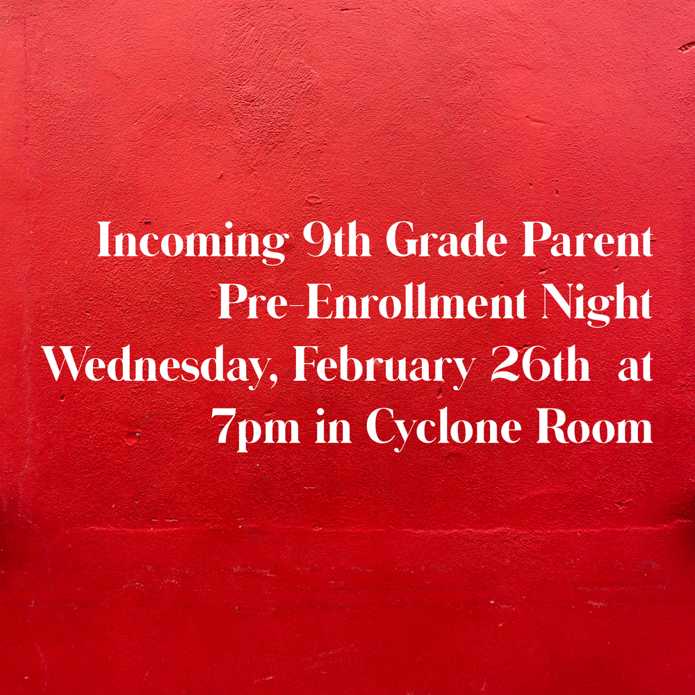 Incoming 9th Grade Parent Meeting