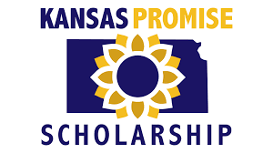 state of kansas with a sunflower, Kansas Promise Scholarship