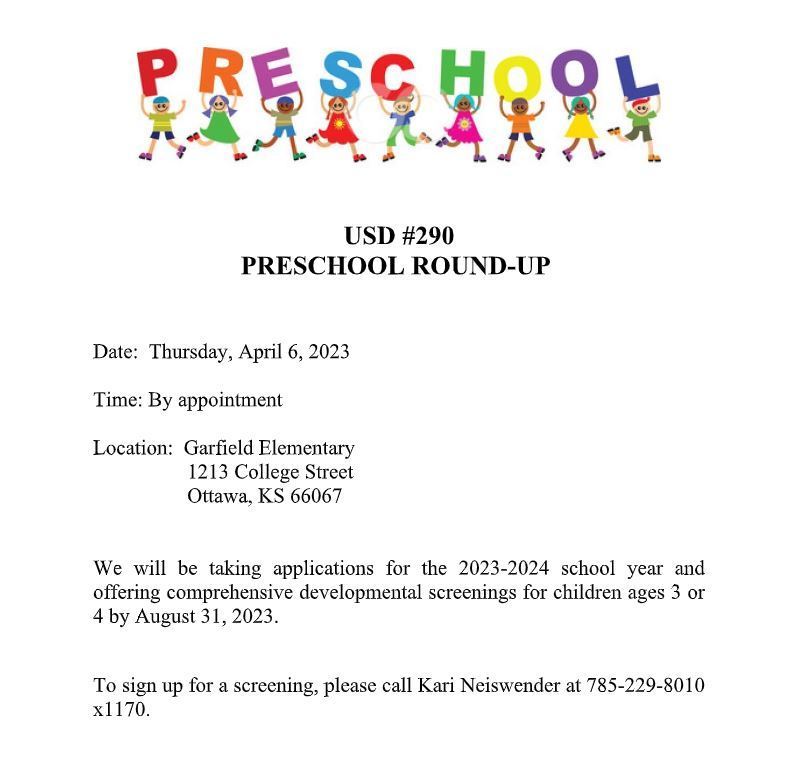 2023 Preschool Round-up